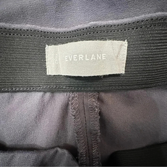 Everlane 16 blue gray fitted ankle pants with side zipper - Picture 6 of 8